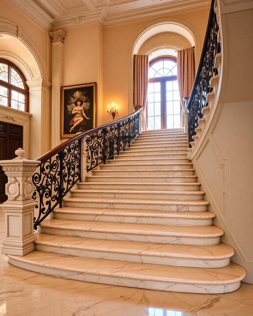 Scala Interna in Travertino
